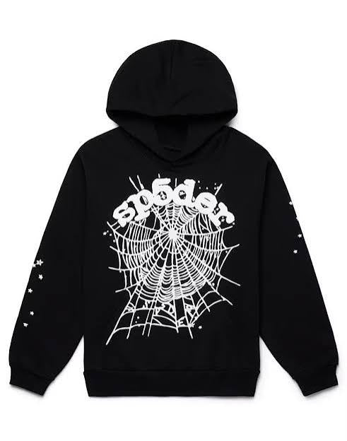 Black And White SP5DER Hoodie