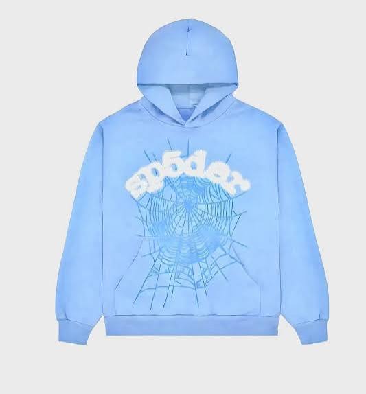 Blue SP5DER Hoodie