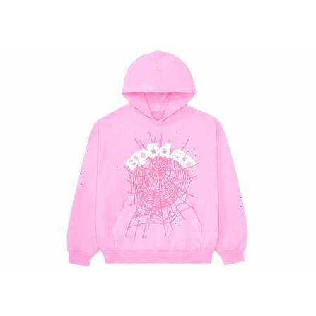 Pink SP5DER Hoodie